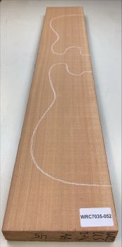 Body Rotzeder / Western Red Cedar, 2-tlg., Einzelstück #052